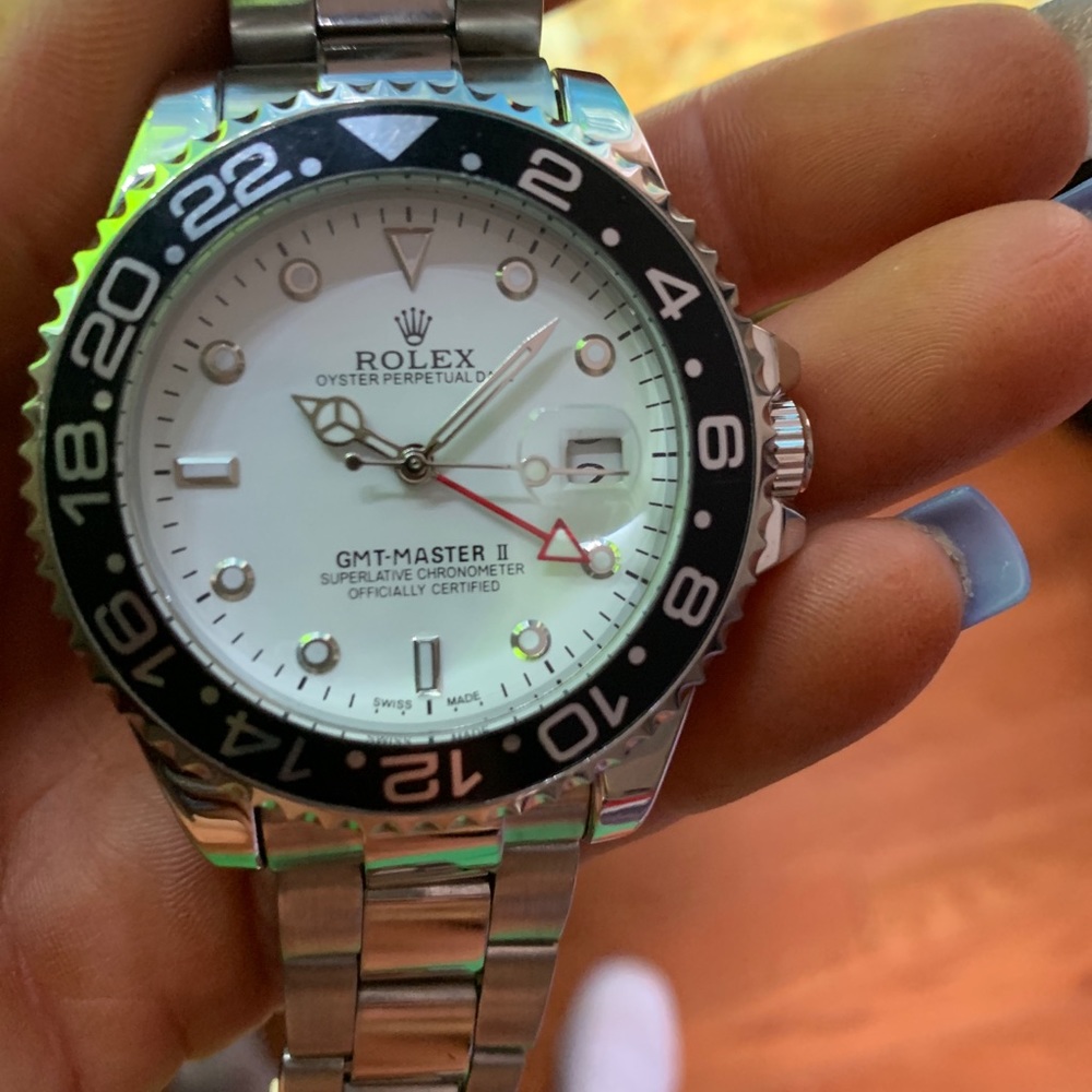 Silver watch